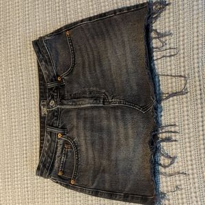 Abercrombie& Fitch black jean skirt